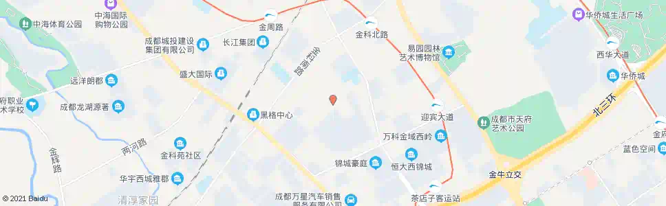 成都金科南二路_公交站地图_成都公交_妙搜公交查询2025
