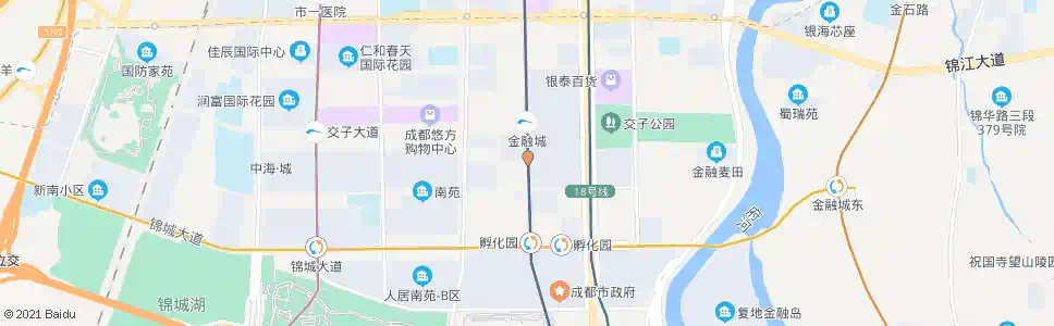 成都交子南一路_公交站地图_成都公交_妙搜公交查询2025