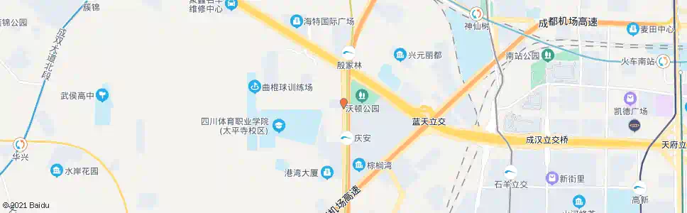 成都三环路大件路口西外侧_公交站地图_成都公交_妙搜公交查询2025