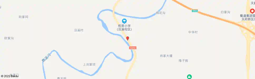 成都沿溪新桥_公交站地图_成都公交_妙搜公交查询2025