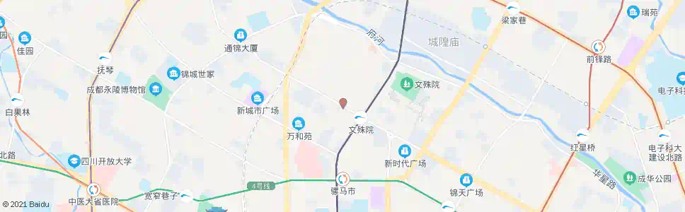 成都江汉路东_公交站地图_成都公交_妙搜公交查询2025