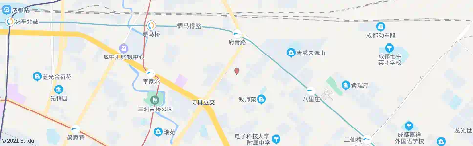 成都新风路_公交站地图_成都公交_妙搜公交查询2025