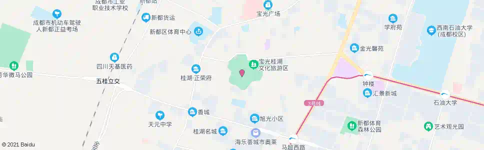 成都桂湖森林广场_公交站地图_成都公交_妙搜公交查询2025