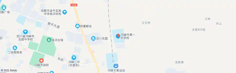 成都市一中学校_公交站地图_成都公交_妙搜公交查询2025