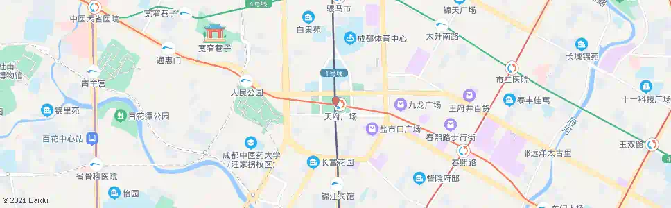 成都天府创客_公交站地图_成都公交_妙搜公交查询2025
