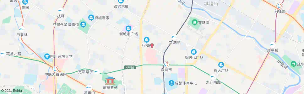 成都青龙街_公交站地图_成都公交_妙搜公交查询2025