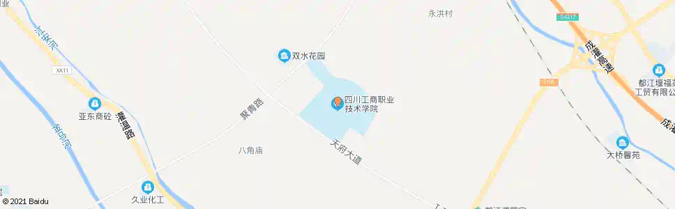 成都四川工商职业技术学院_公交站地图_成都公交_妙搜公交查询2025