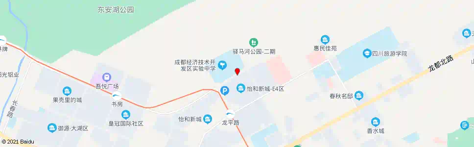 成都经开区实验学校_公交站地图_成都公交_妙搜公交查询2025
