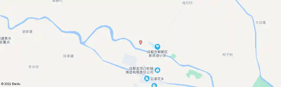 成都新民场外街北_公交站地图_成都公交_妙搜公交查询2025