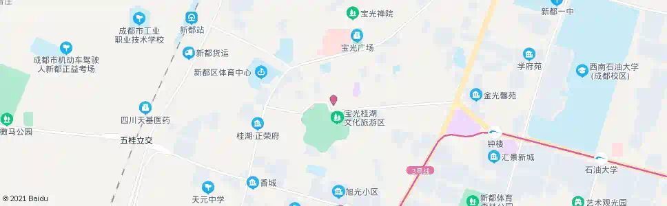 成都新都体育场_公交站地图_成都公交_妙搜公交查询2025