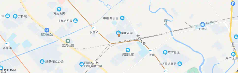 成都侯家桥路_公交站地图_成都公交_妙搜公交查询2025