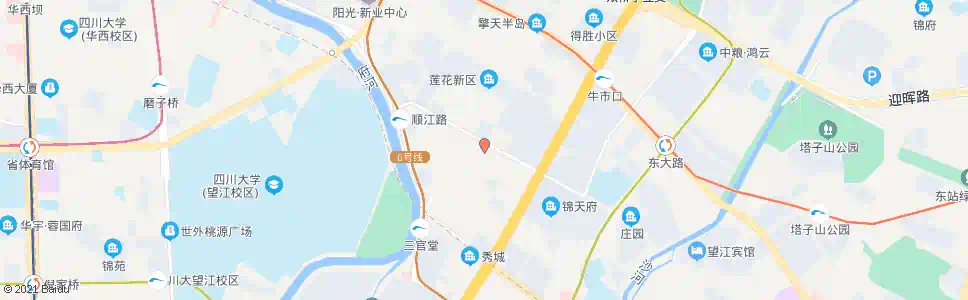 成都莲花一区_公交站地图_成都公交_妙搜公交查询2025