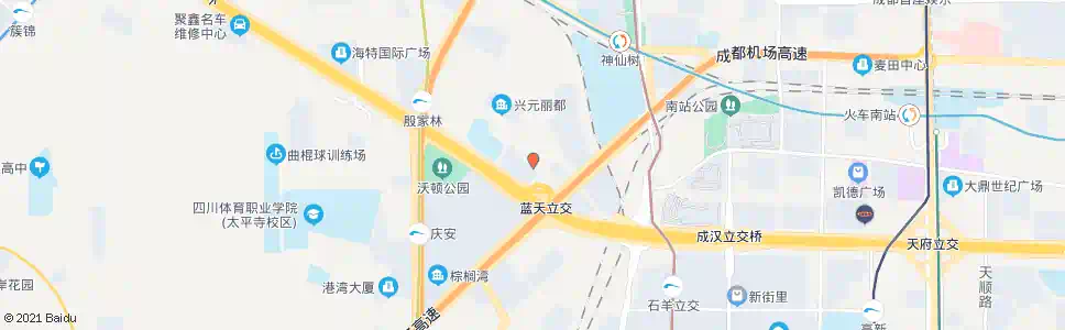 成都新乐南街_公交站地图_成都公交_妙搜公交查询2025