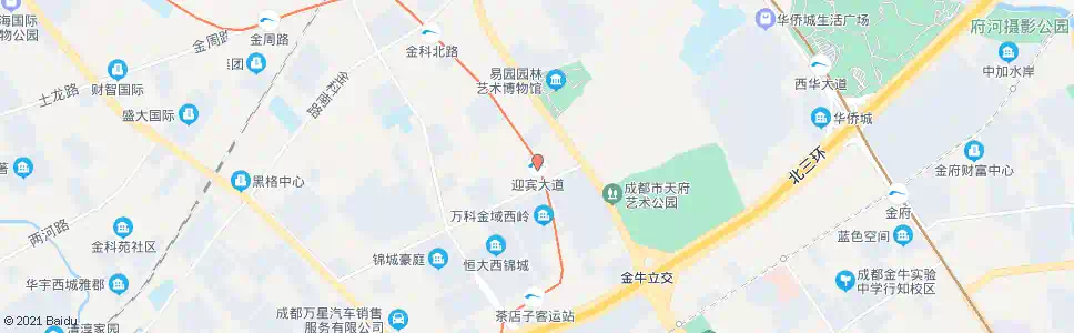成都迎宾大道站_公交站地图_成都公交_妙搜公交查询2025