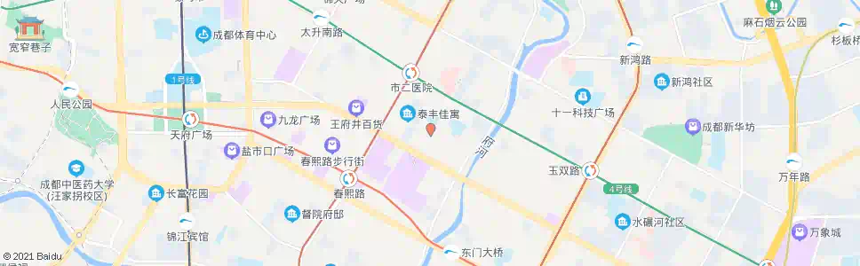 成都福字街_公交站地图_成都公交_妙搜公交查询2025