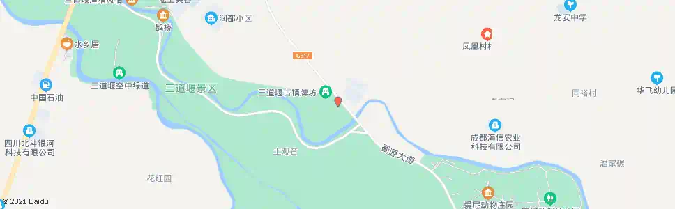 成都三堰村_公交站地图_成都公交_妙搜公交查询2025