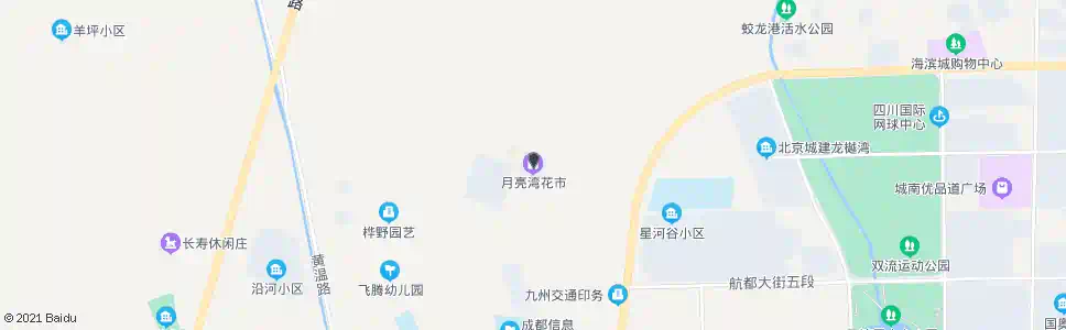成都月亮湾花市_公交站地图_成都公交_妙搜公交查询2025