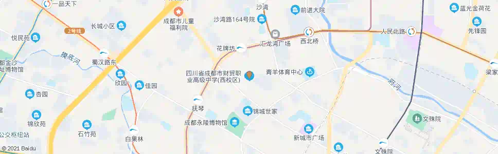 成都职业中学_公交站地图_成都公交_妙搜公交查询2025