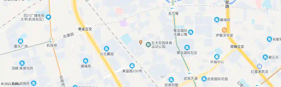 成都晋吉东二街_公交站地图_成都公交_妙搜公交查询2025