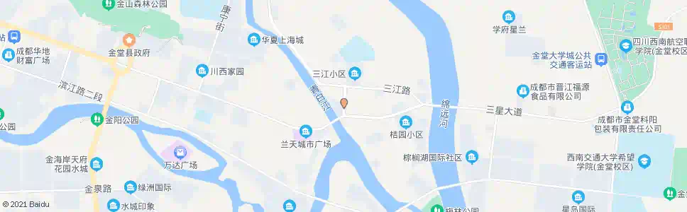 成都金广路_公交站地图_成都公交_妙搜公交查询2025