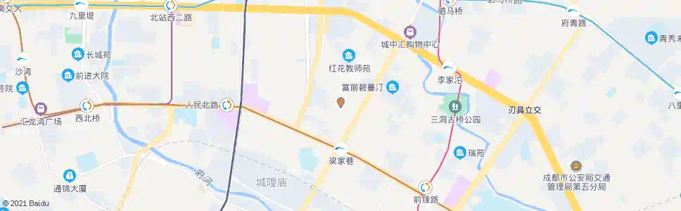 成都解放西街口_公交站地图_成都公交_妙搜公交查询2025