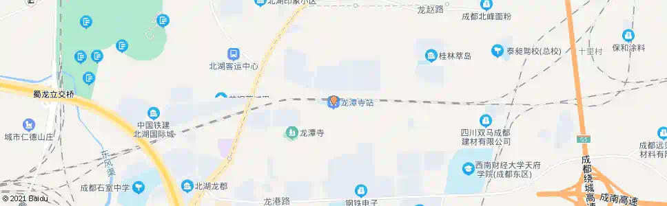 成都龙潭寺_公交站地图_成都公交_妙搜公交查询2025