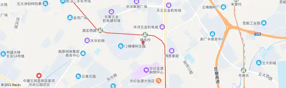 成都大旗聚业汽配园A区_公交站地图_成都公交_妙搜公交查询2025