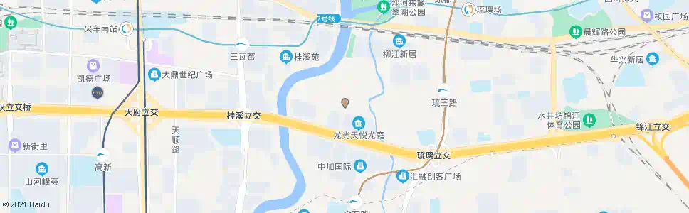 成都麻柳湾_公交站地图_成都公交_妙搜公交查询2025