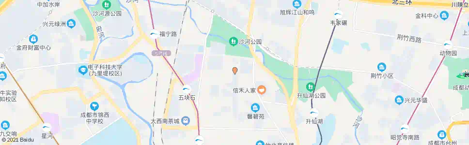 成都电信路北_公交站地图_成都公交_妙搜公交查询2025
