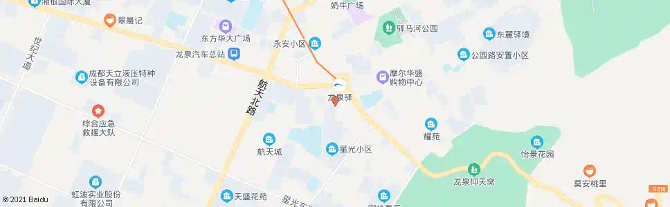 成都驿生路广场路口_公交站地图_成都公交_妙搜公交查询2025