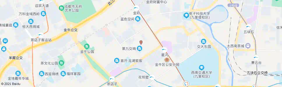 成都长庆东一路_公交站地图_成都公交_妙搜公交查询2025