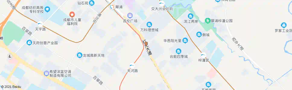 成都红光大道龙吟路口_公交站地图_成都公交_妙搜公交查询2025