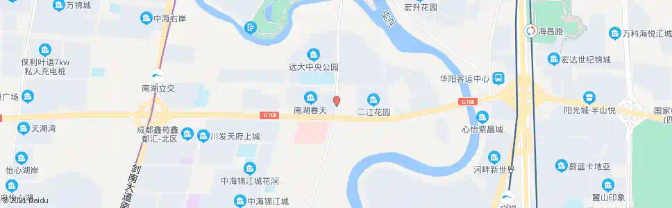 成都南湖大道站华路口_公交站地图_成都公交_妙搜公交查询2025