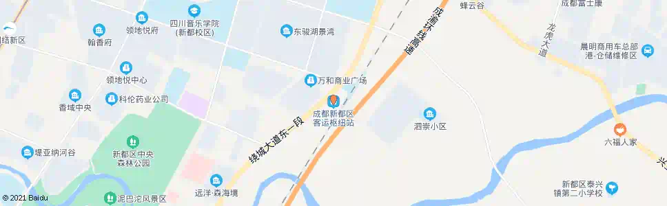 成都新都客运站_公交站地图_成都公交_妙搜公交查询2025