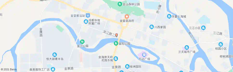 成都三江渔府_公交站地图_成都公交_妙搜公交查询2025