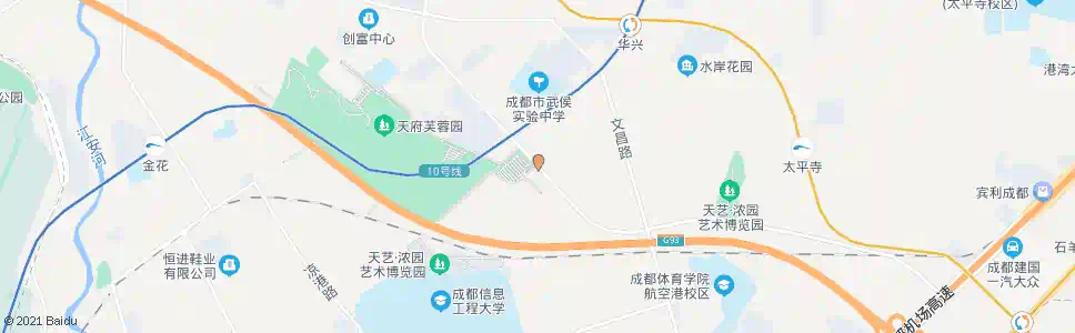 成都文昌村_公交站地图_成都公交_妙搜公交查询2025