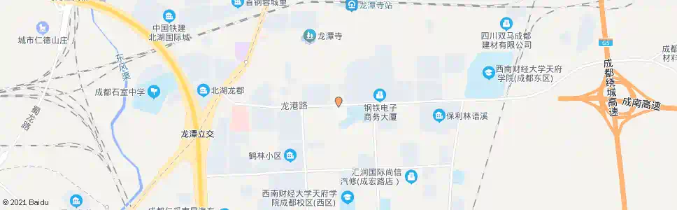 成都华彩路龙港路口_公交站地图_成都公交_妙搜公交查询2025