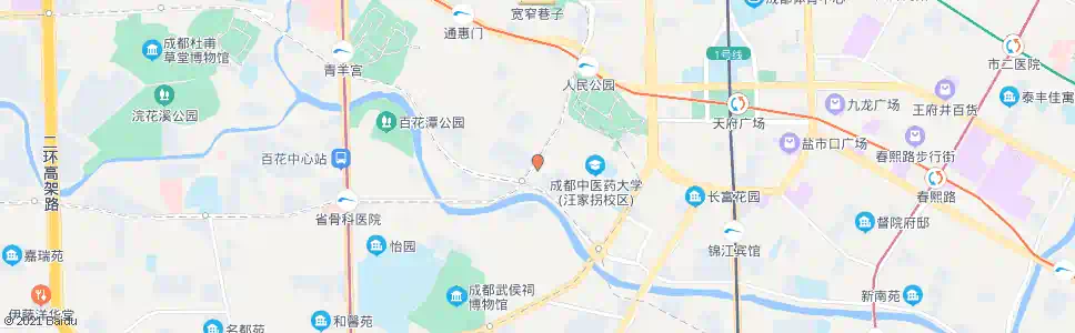 成都小南街南_公交站地图_成都公交_妙搜公交查询2025