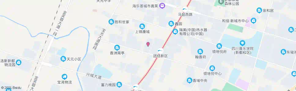 成都麦田国际社区_公交站地图_成都公交_妙搜公交查询2025