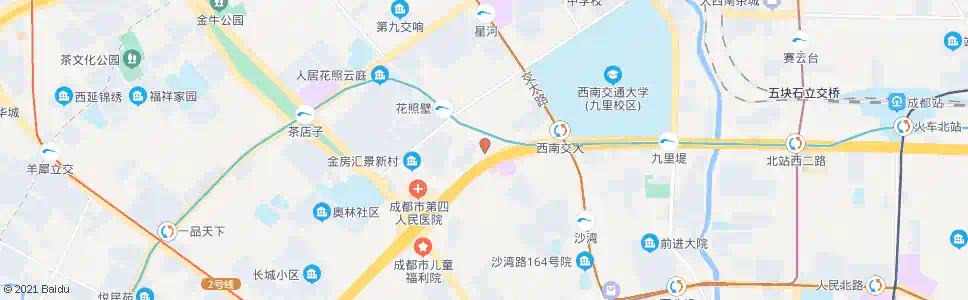 成都银沙路口_公交站地图_成都公交_妙搜公交查询2025