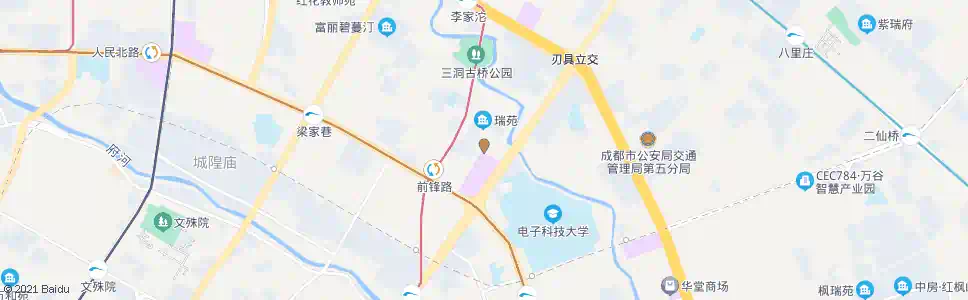 成都华油路_公交站地图_成都公交_妙搜公交查询2025