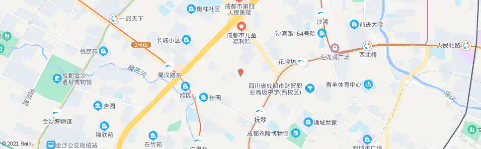 成都金鱼街_公交站地图_成都公交_妙搜公交查询2025