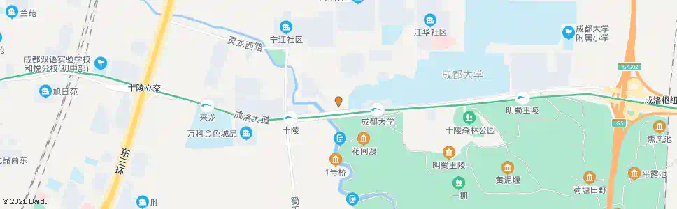 成都十陵街办_公交站地图_成都公交_妙搜公交查询2025