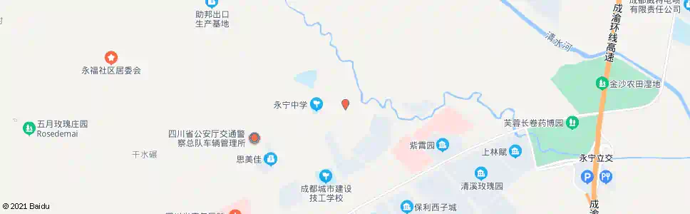 成都永宁镇文化广场_公交站地图_成都公交_妙搜公交查询2025