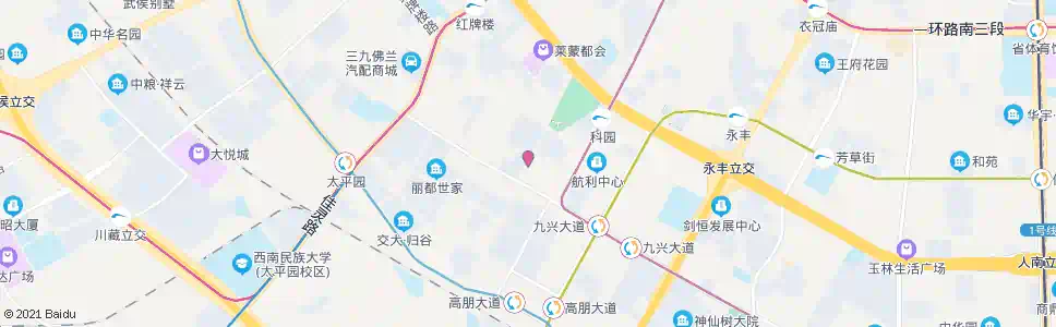 成都丽都路_公交站地图_成都公交_妙搜公交查询2025