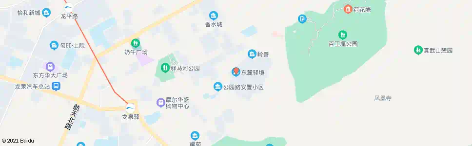 成都东麓驿境_公交站地图_成都公交_妙搜公交查询2025