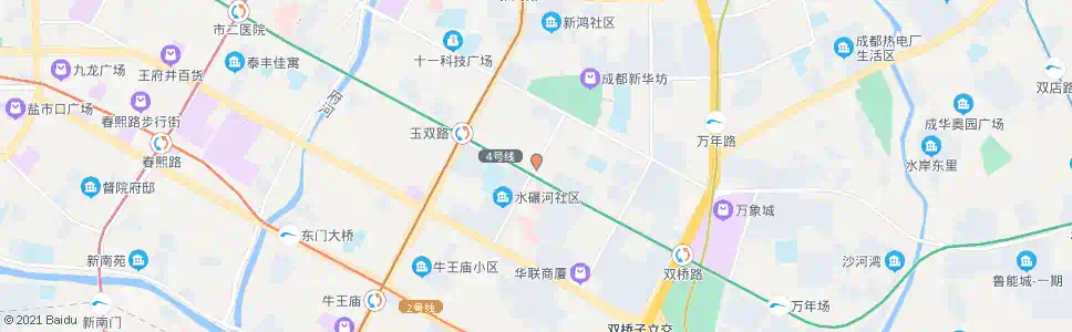 成都双华路_公交站地图_成都公交_妙搜公交查询2025
