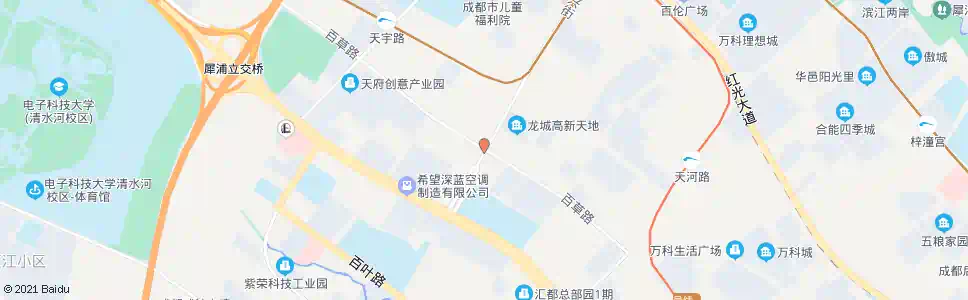 成都迪康大道中段_公交站地图_成都公交_妙搜公交查询2025
