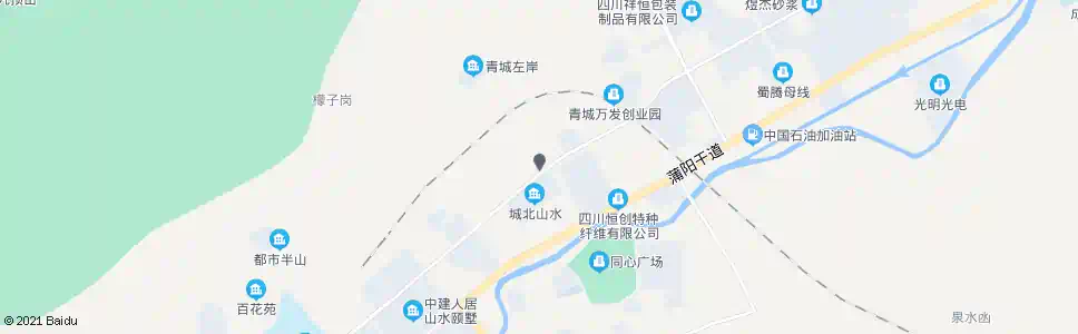 成都城北山水_公交站地图_成都公交_妙搜公交查询2025