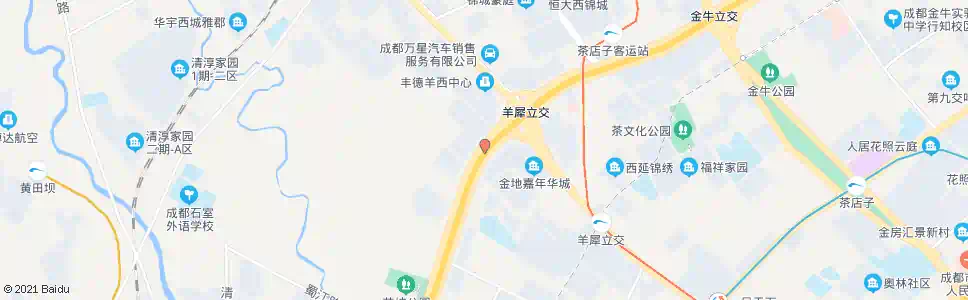 成都西三环路四段南内侧_公交站地图_成都公交_妙搜公交查询2025